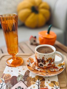 Handmade Ceramic Coffee Mug with Cherry Design | Aesthetic Stoneware Tea & Coffee Cup | Handcrafted